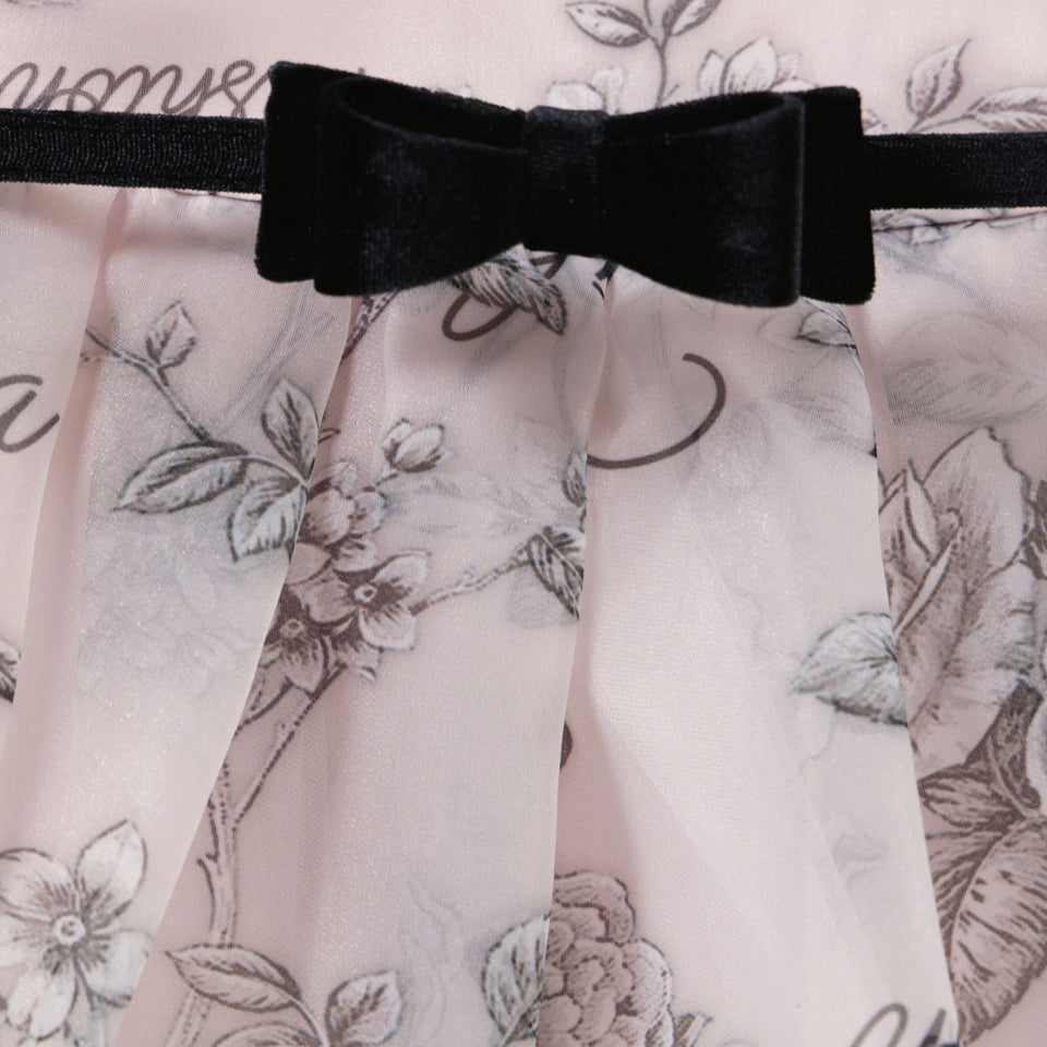 MonnaLisa Enfant Filles Robe Rose Léger