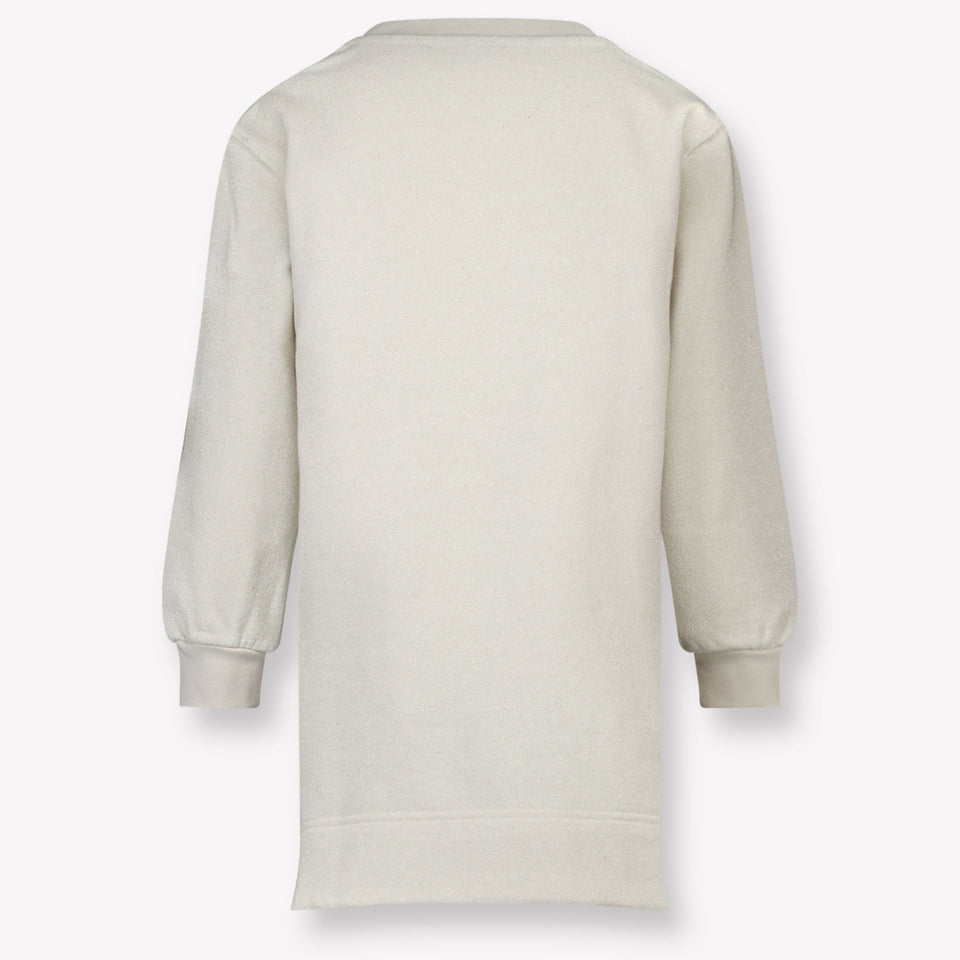 Monnalisa Kids Girls Dress Beige