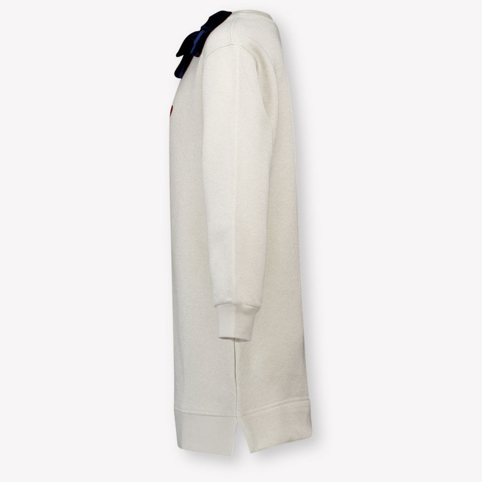 Monnalisa Kids Girls Dress Beige