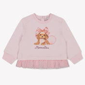 MonnaLisa Baby Mädchen Pullover Hellrosa