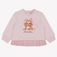 Monnalisa Baby Girls Sweater  Light Pink