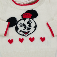 MonnaLisa Bébé Filles Pull dans le blanc off