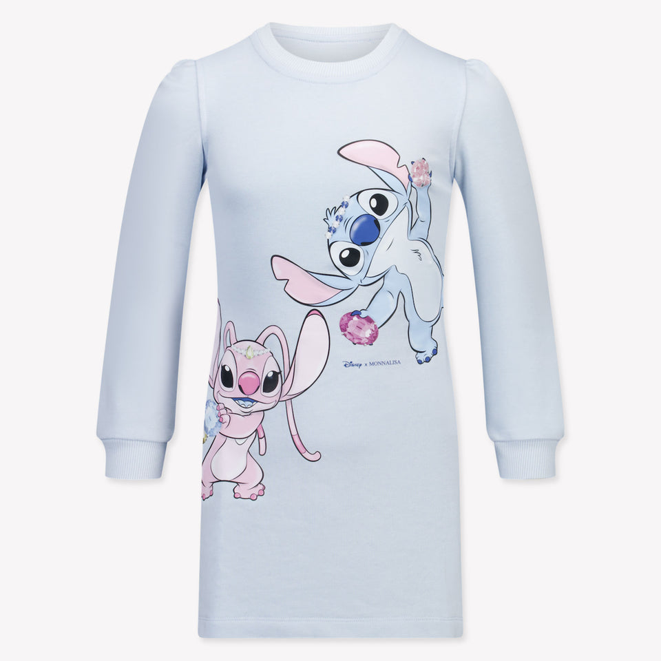 MonnaLisa Niño Chicas Vestido Azul Claro