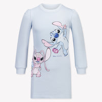 MonnaLisa Enfant Filles Robe Bleu Clair