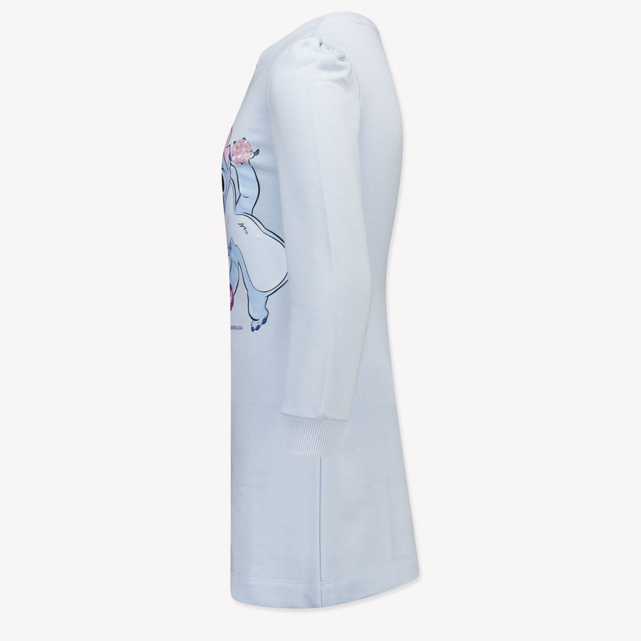 MonnaLisa Enfant Filles Robe Bleu Clair