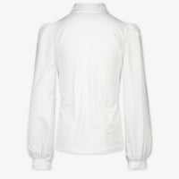 MonnaLisa Kinder Meisjes Blouse in Off White