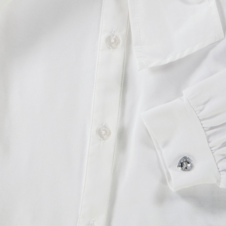 MonnaLisa Ragazzo Ragazze Camicetta dentro Off White