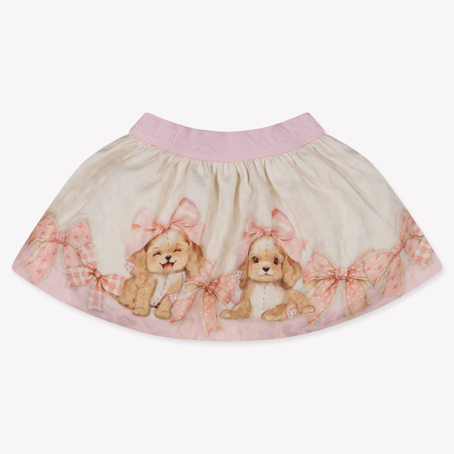 MonnaLisa Bébé Filles Jupe Rose Léger