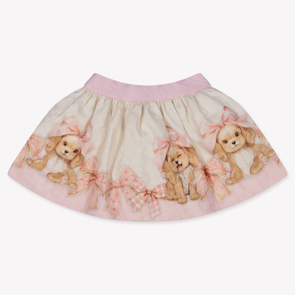 MonnaLisa Bambino Ragazze Gonna Rosa Chiaro