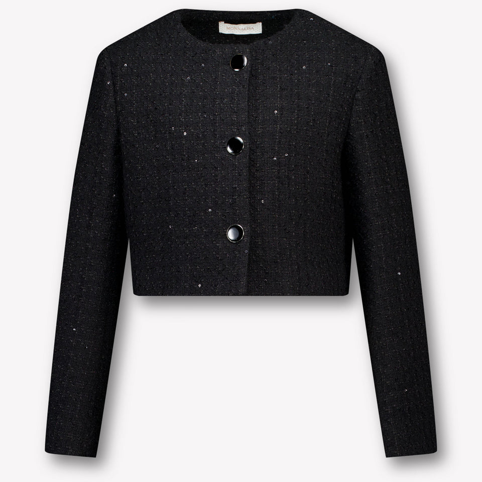 MonnaLisa Enfant Filles Veste Noir