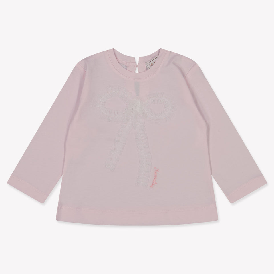 MonnaLisa Bébé Filles T-shirt Rose Léger