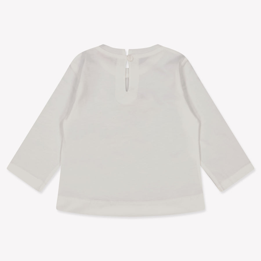 MonnaLisa Baby Mädchen T-Shirt Grauweiß