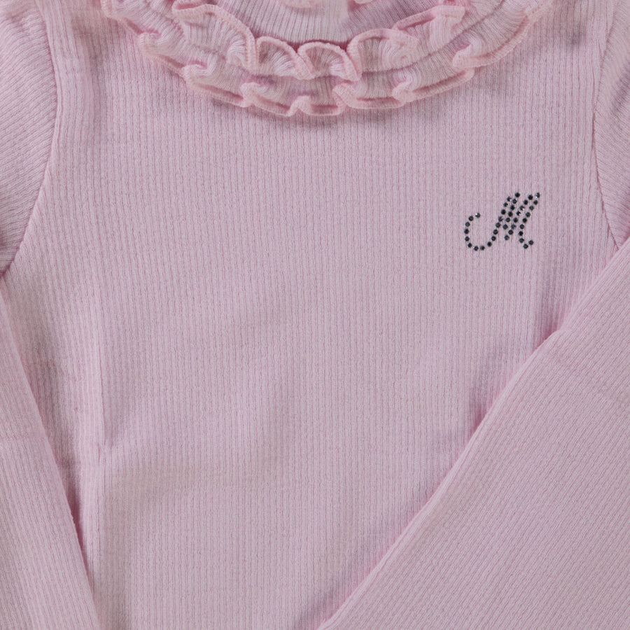 MonnaLisa Bébé Filles T-shirt Rose Léger