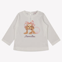 MonnaLisa Bébé Filles T-shirt en blanc