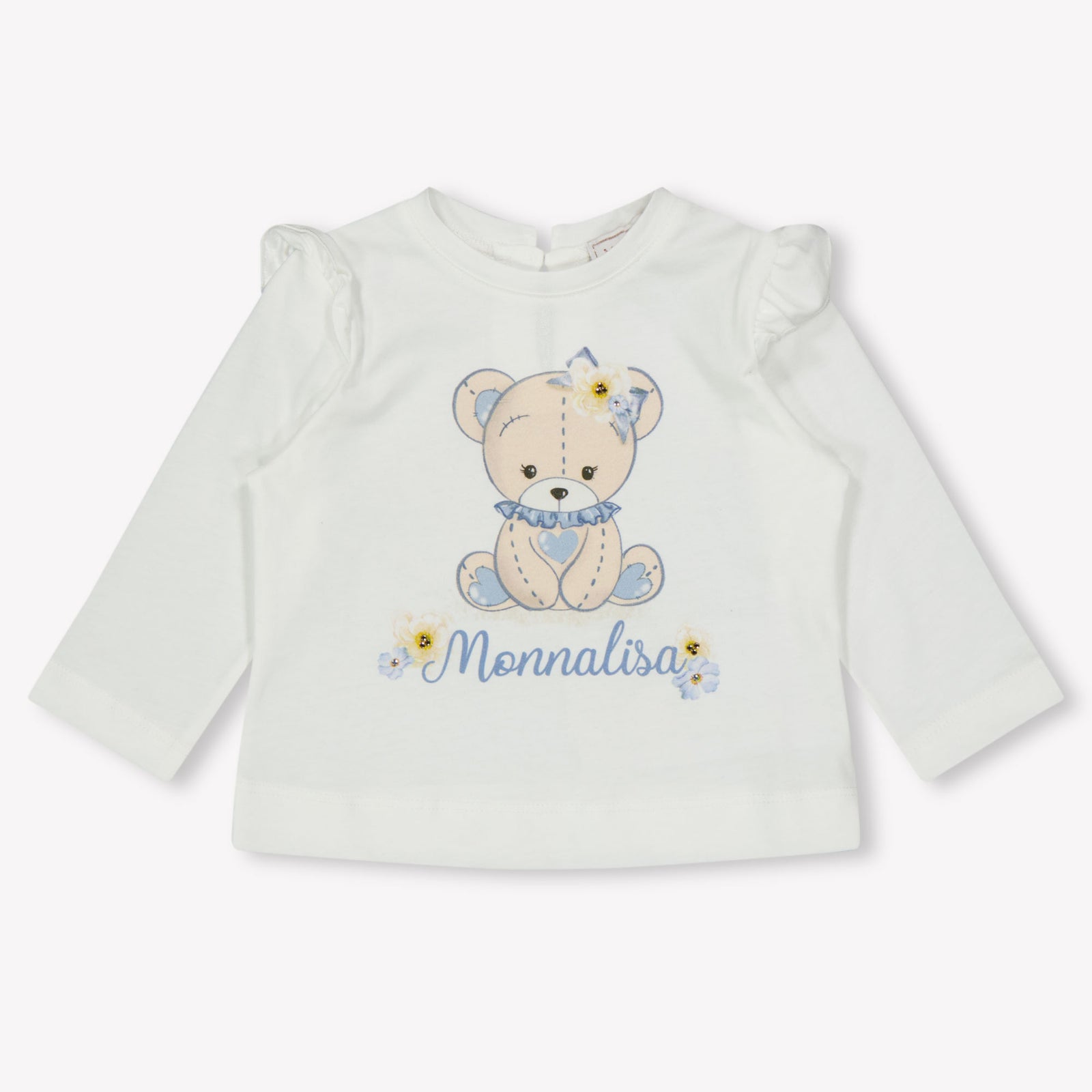 MonnaLisa Baby Mädchen T-Shirt Grauweiß
