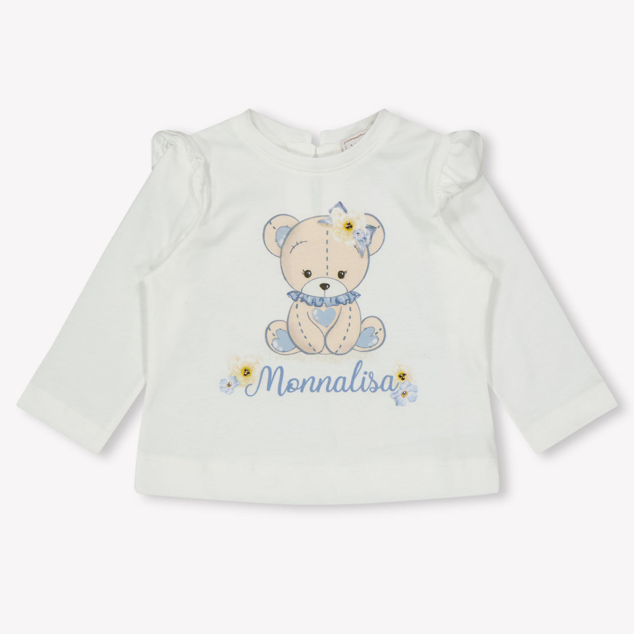 MonnaLisa Bebé Chicas Camiseta en Blanco Roto
