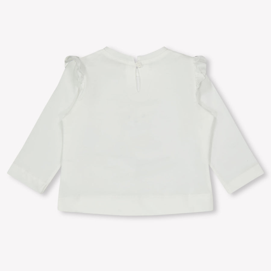 MonnaLisa Bebé Chicas Camiseta en Blanco Roto