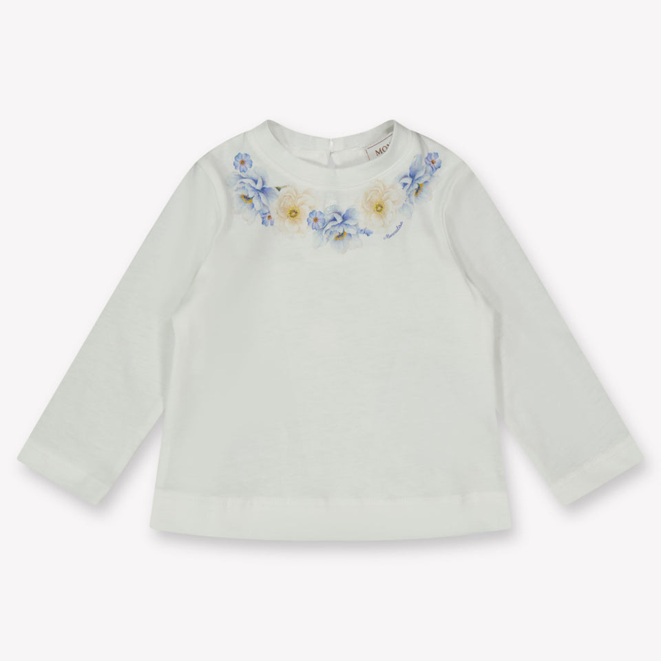 Monnalisa Baby Girls T-Shirt  Offwhite