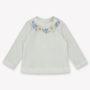 MonnaLisa Bébé Filles T-shirt en blanc