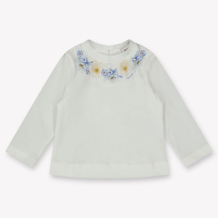 MonnaLisa Bébé Filles T-shirt en blanc