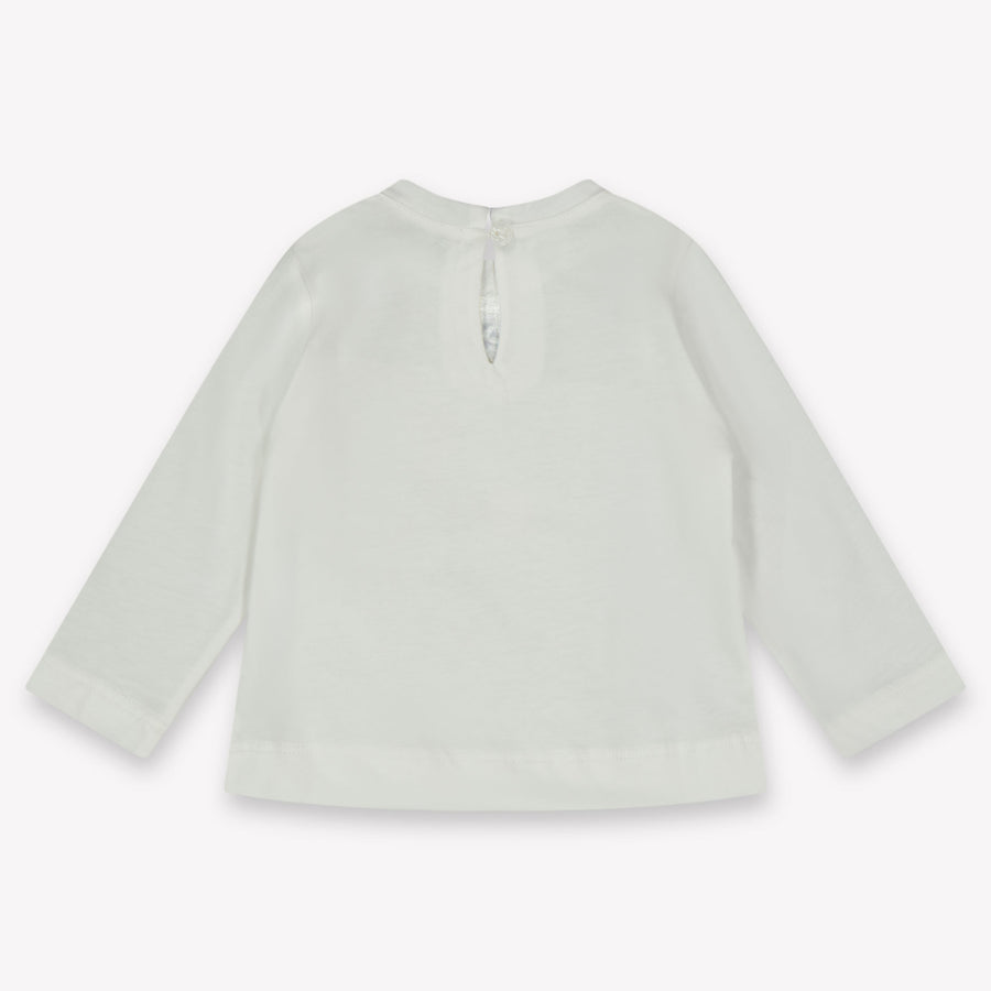 MonnaLisa Bébé Filles T-shirt en blanc