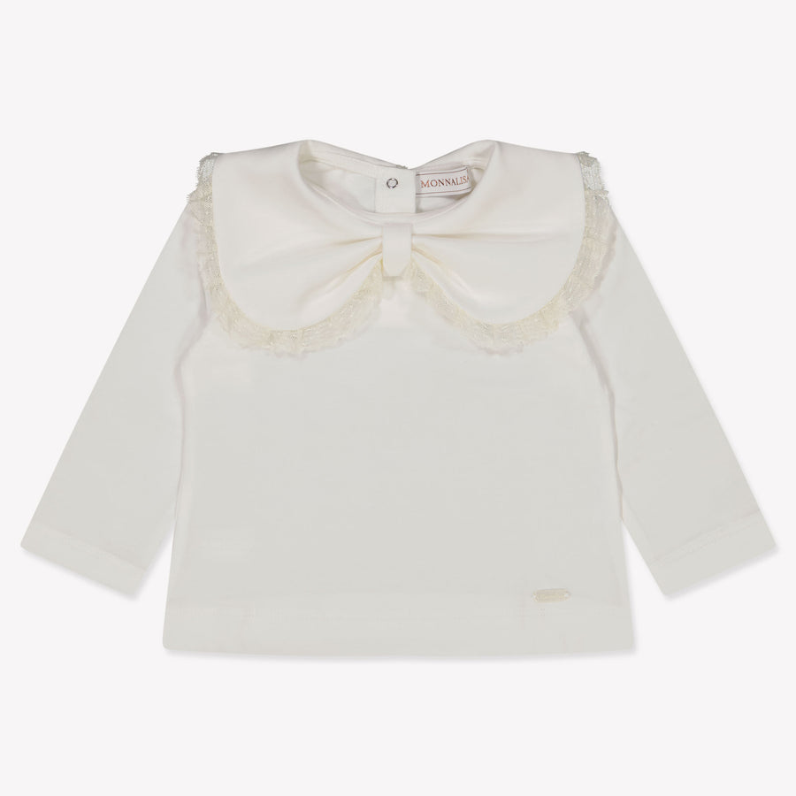 MonnaLisa Bébé Filles T-shirt en blanc