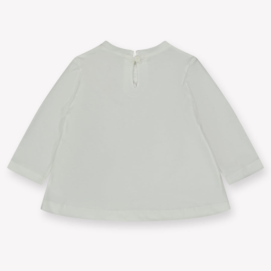 MonnaLisa Bébé Filles T-shirt en blanc