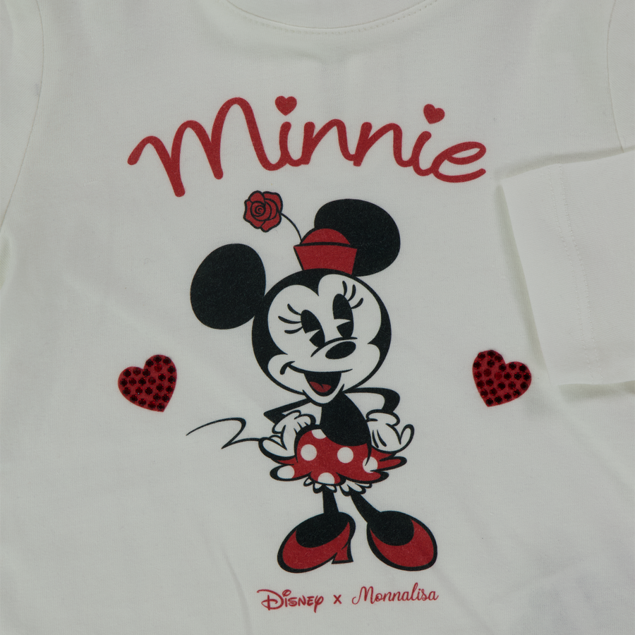 MonnaLisa Bébé Filles T-shirt en blanc