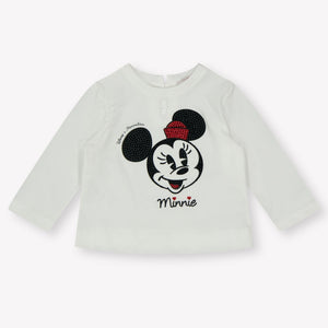 MonnaLisa Bébé Filles T-shirt en blanc