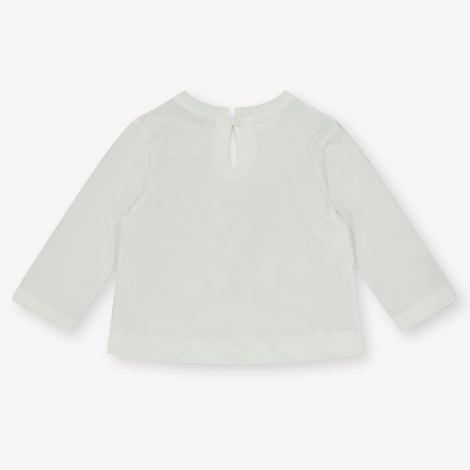 MonnaLisa Bébé Filles T-shirt en blanc
