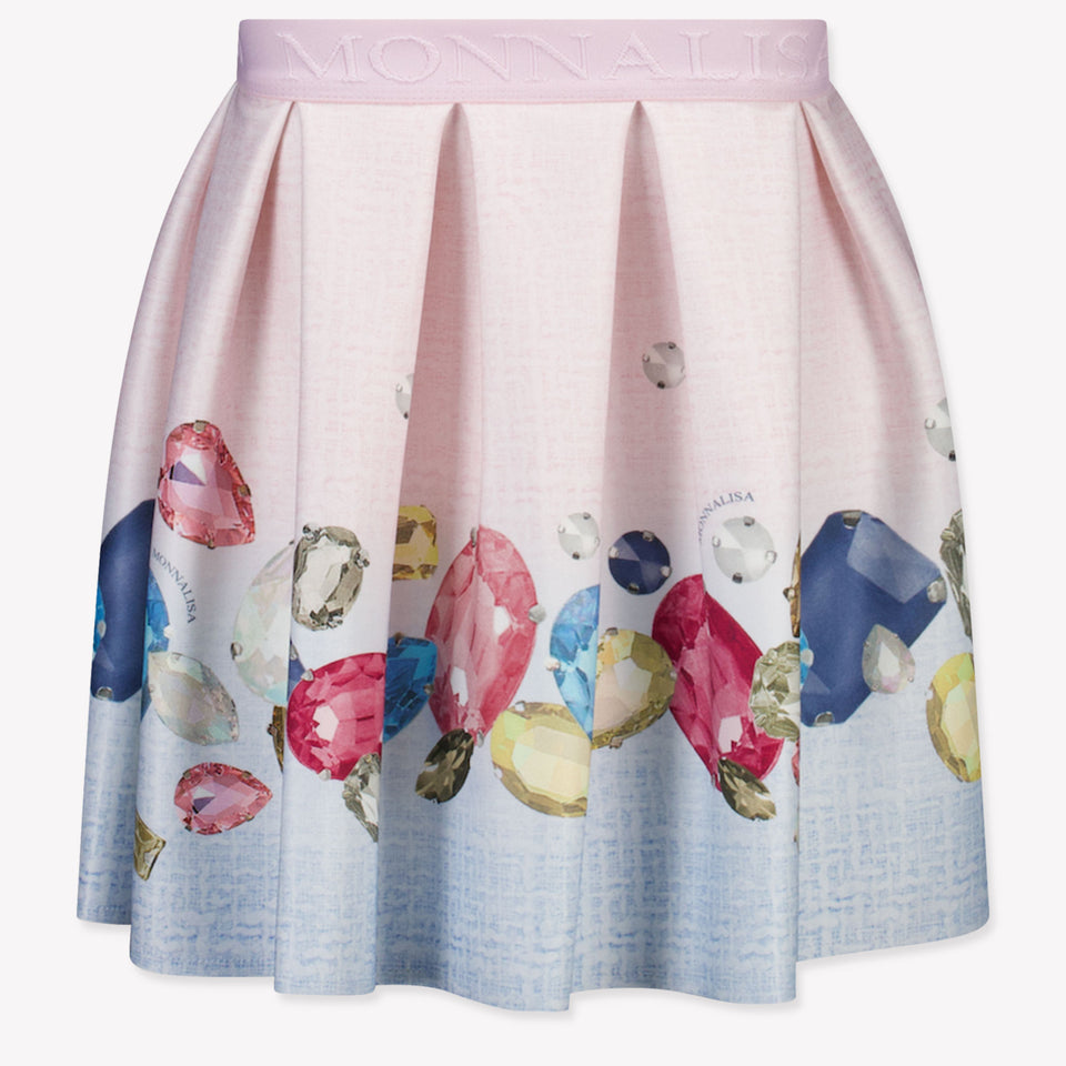 Monnalisa Kids Girls Skirt Light Blue