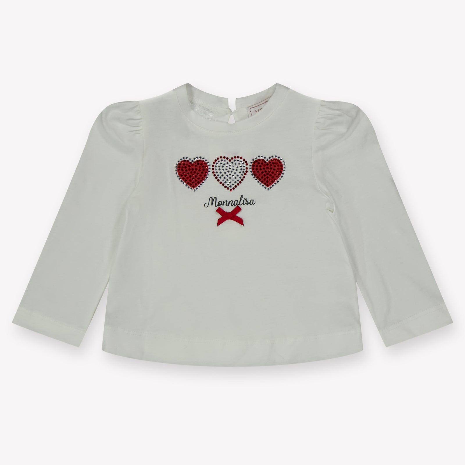 MonnaLisa Baby Mädchen T-Shirt Grauweiß