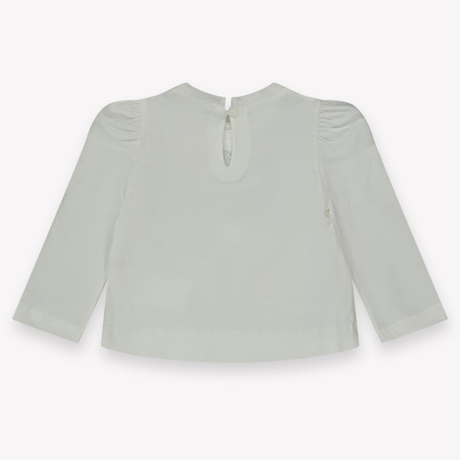 MonnaLisa Bébé Filles T-shirt en blanc