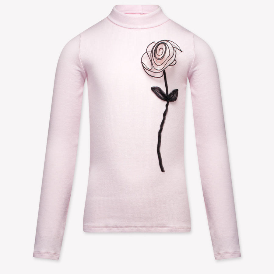 MonnaLisa Enfant Filles T-shirt Rose Léger