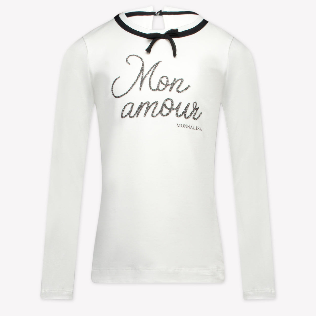 MonnaLisa Kinder Meisjes T-Shirt in Off White