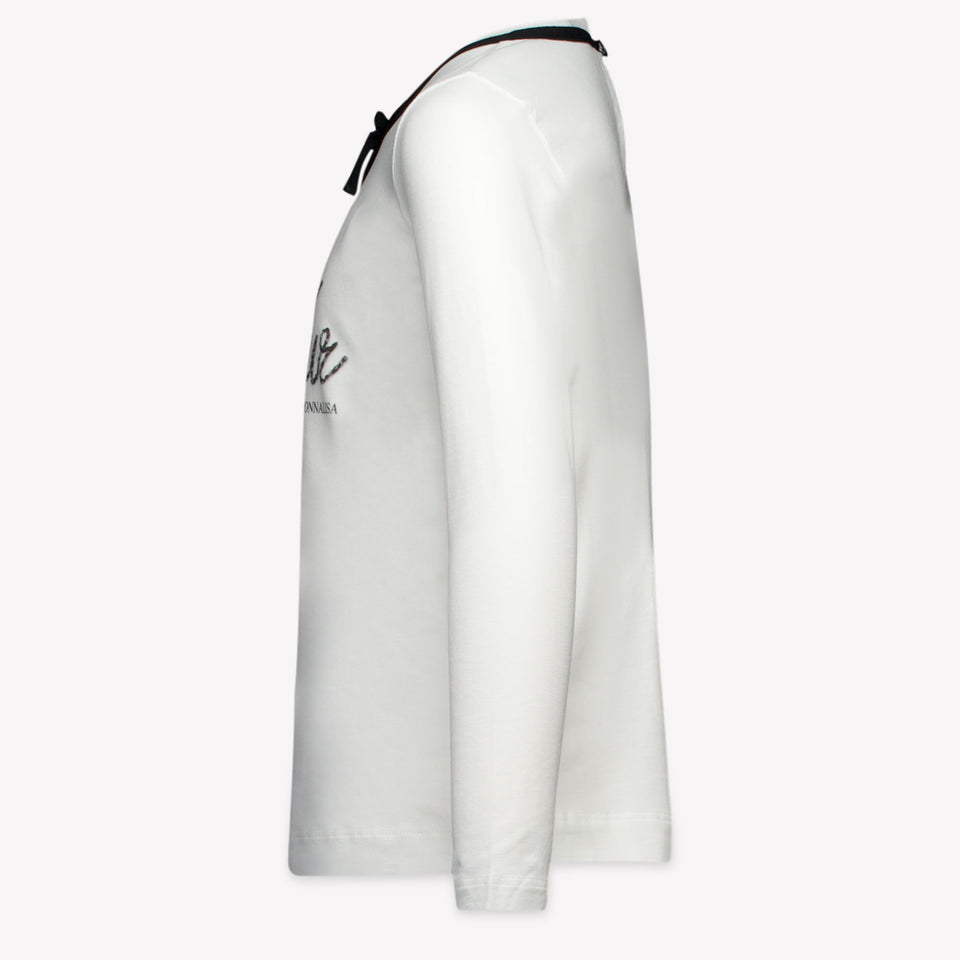Monnalisa Kids Girls  T-Shirt Offwhite