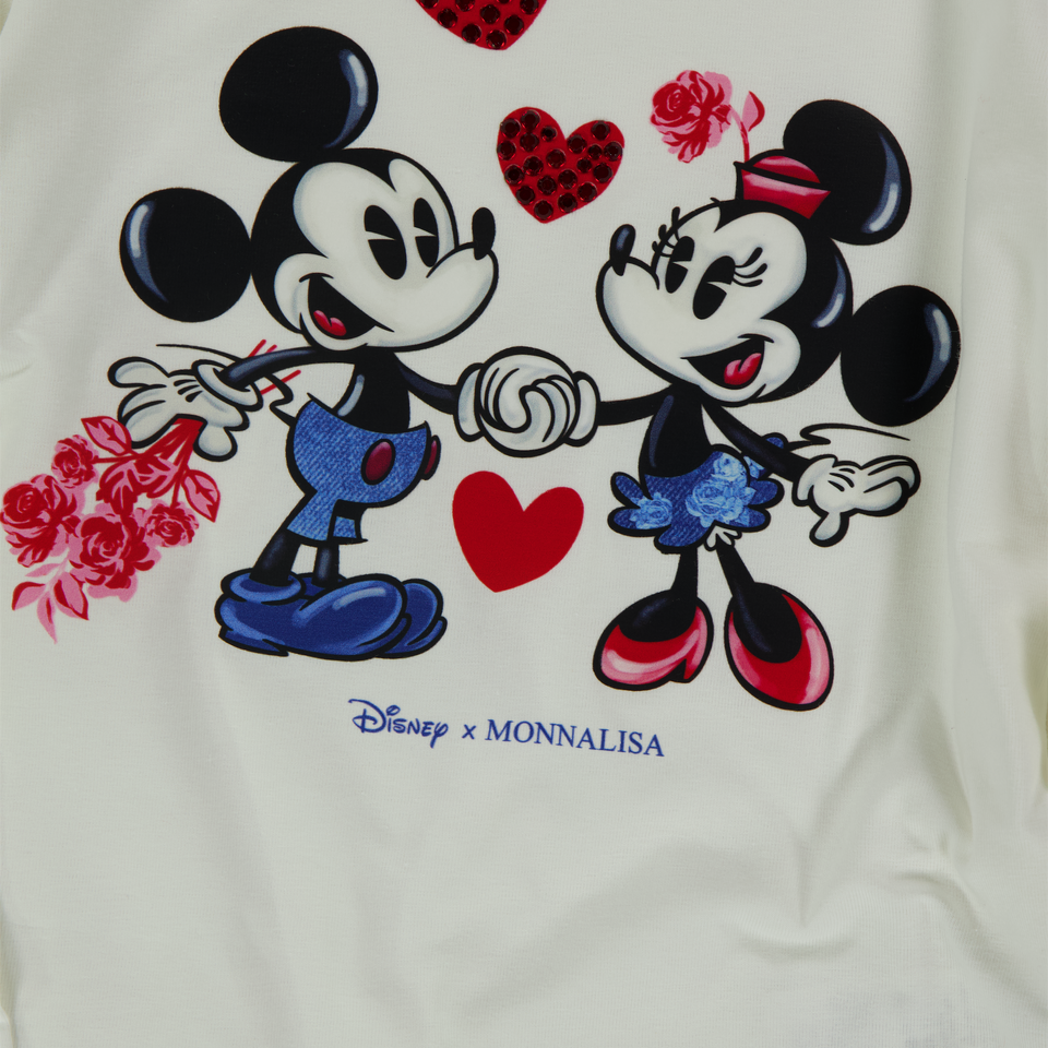 MonnaLisa Ragazzo Ragazze Maglietta dentro Off White