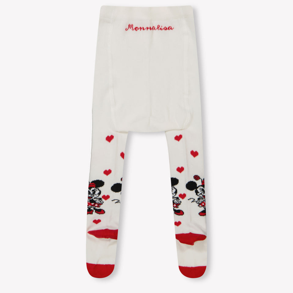 MonnaLisa Bebé Chicas Maillot Blanco Roto