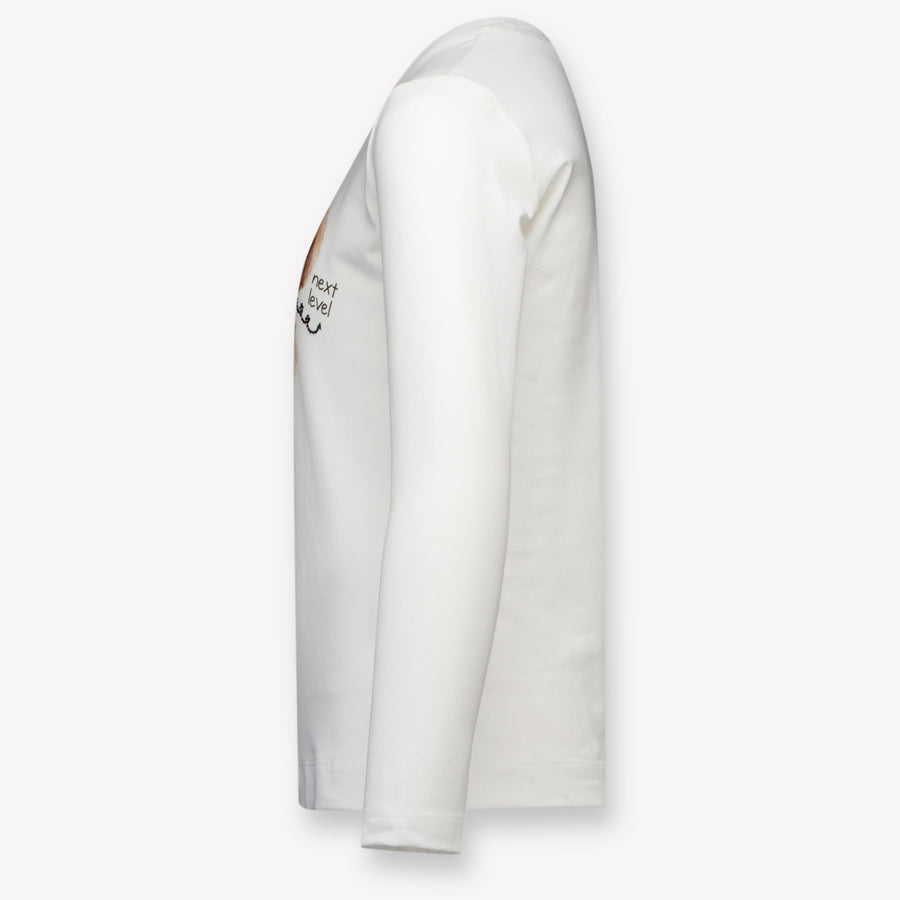 MonnaLisa Enfant Filles T-shirt en blanc