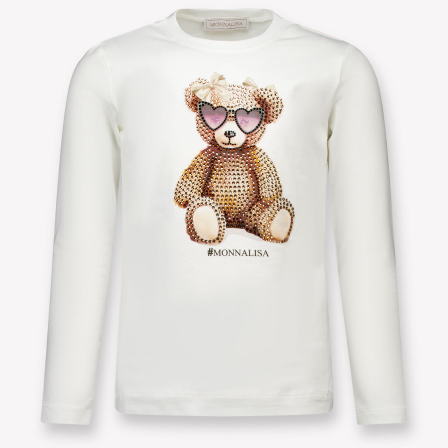 MonnaLisa Kinder Mädchen T-Shirt Grauweiß