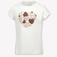 MonnaLisa Enfant Filles T-shirt en blanc