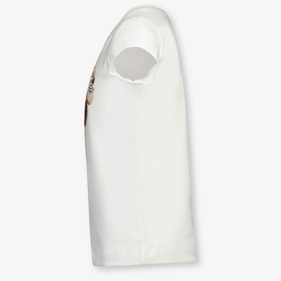 MonnaLisa Enfant Filles T-shirt en blanc