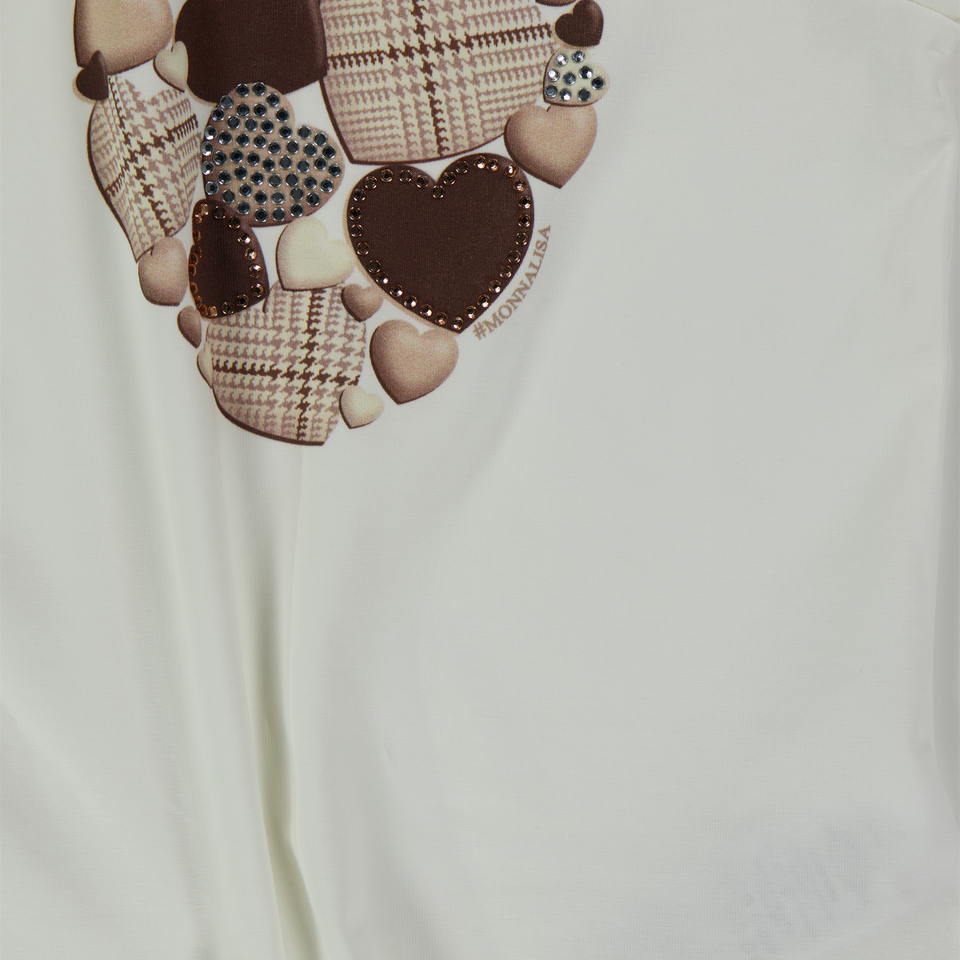 MonnaLisa Ragazzo Ragazze Maglietta dentro Off White