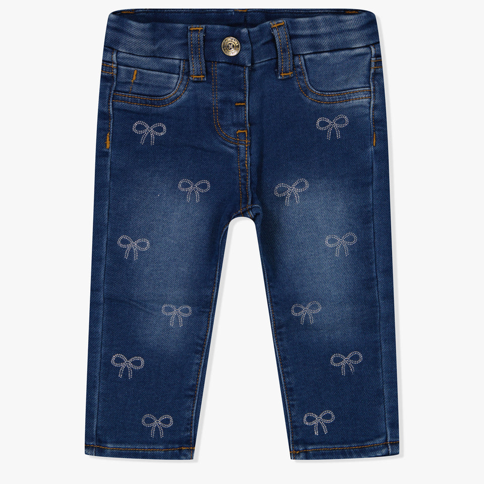 MonnaLisa Baby Meisjes Jeans in Blauw