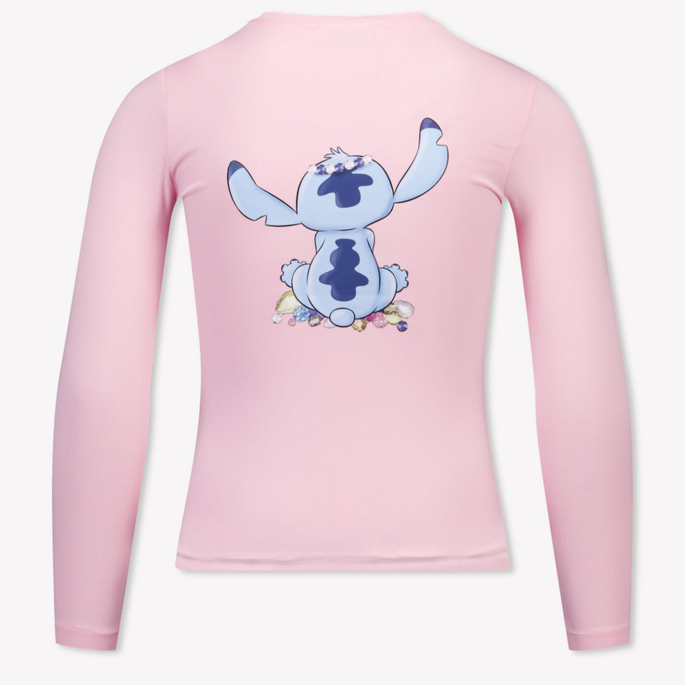 MonnaLisa Kinder Meisjes T-Shirt in Roze