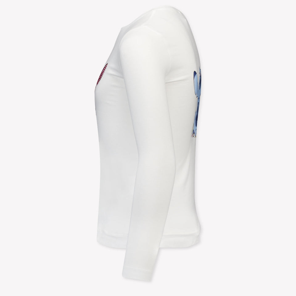 Monnalisa Kids Girls  T-Shirt White