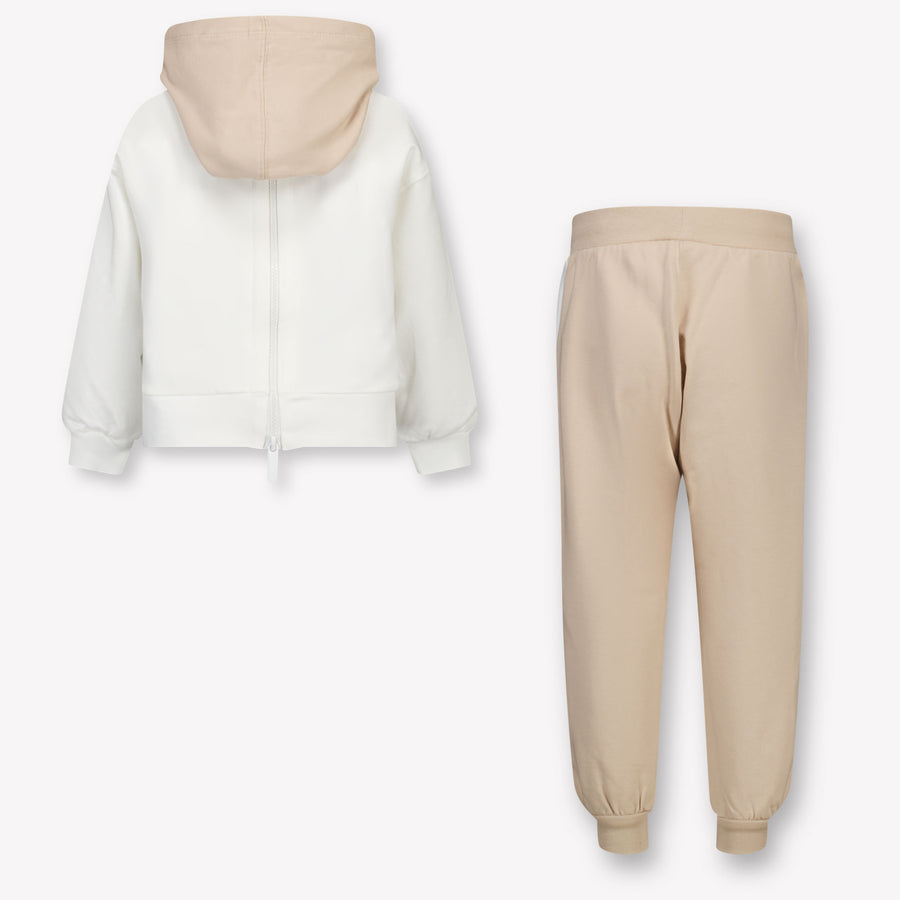 MonnaLisa Kinder Meisjes Joggingpak in Beige