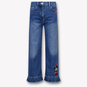 MonnaLisa Enfant Filles Jeans Bleu