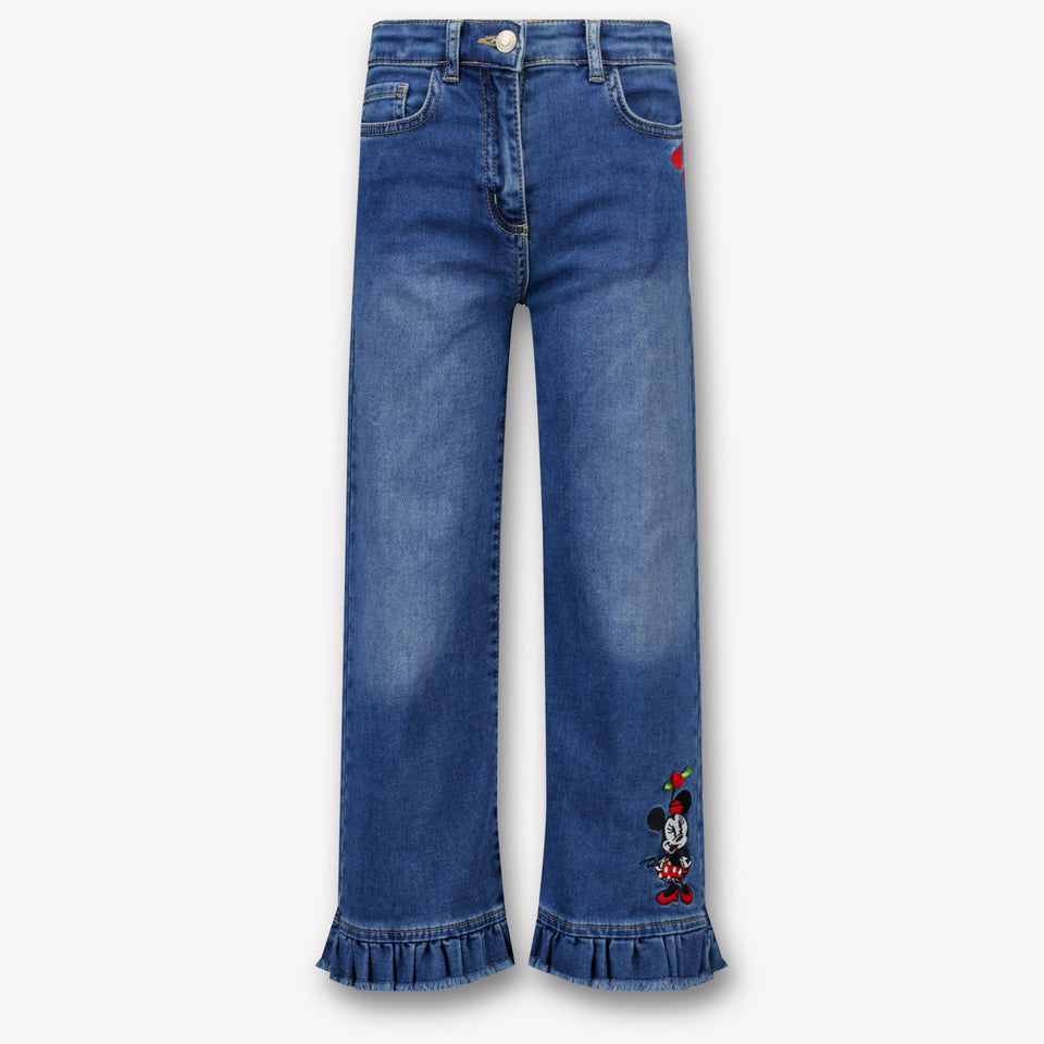 MonnaLisa Enfant Filles Jeans Bleu