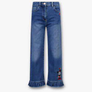 MonnaLisa Kinder Meisjes Jeans in Blauw